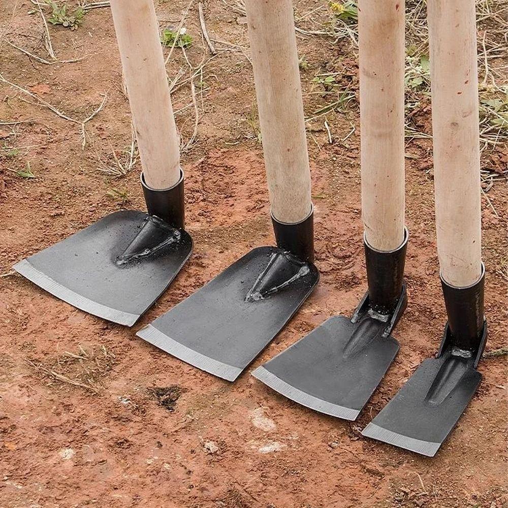 Anti-Rust Garden Hoe Manganese Steel Weeding Removal Tool  Planting Vegetables Flowers