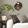 30cm Round Glass Wall Clock Faithfully Represented In All Marketing Materials