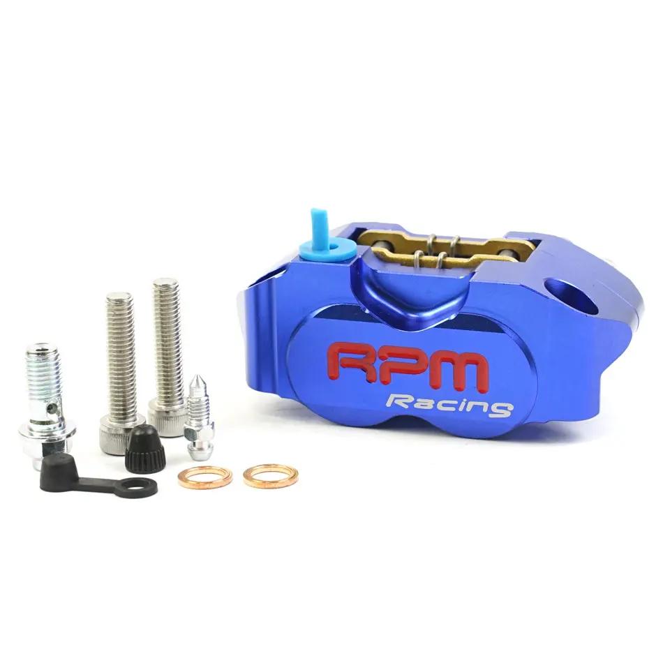 RPM Caliper Motorcycle Disc Rotor Brake Caliper 82mm Pitching Universal 200mm 220mm Disc Floating Rotor with Adapter Bracket