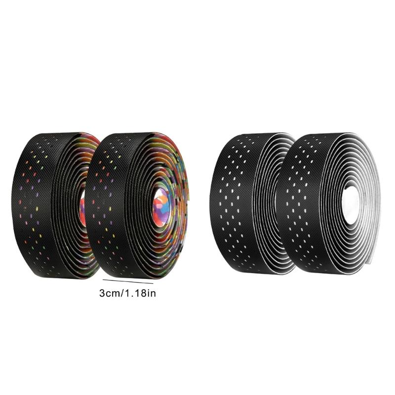 2Pcs Road Bikes Handlebars Tape NonSlip Shock Absorbings Handlebars Tape Cyclings Handle Wrap Cyclings Handlebars Tape