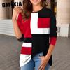Women's Fashion Casual Short Sleeve O Neck Blouses & Shirts