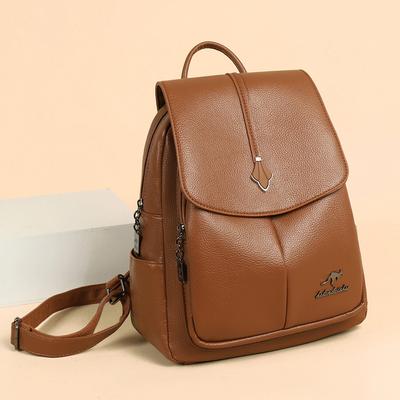 Rucksack Damen Große Kapazität Reisetasche PU Mittleren Alters Rucksack
