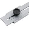50Mm /100Mm /200Mm / 250Mm / 300Mm Parallel Ruler Marker /High-precision Scale Marking Ruler T-Type Hole Ruler Woodworking Measuring Tools