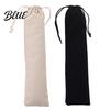 Eco Friendly Travel Washable Holder Portable Reusable Drawstring Bag Cutlery Organizer Utensil Pouch with Storage