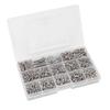 Kit de Sortimento de Parafusos M3 Aço Inoxidável 304 Parafusos de Soquete Sextavado Porcas Arruelas Conjunto Combinado