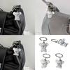 4Pcs Stylish Flocking Finish Koala Keyrings Trendy Koala Key Holder Elegant Keyrings Accessory for Fashion Enthusiasts