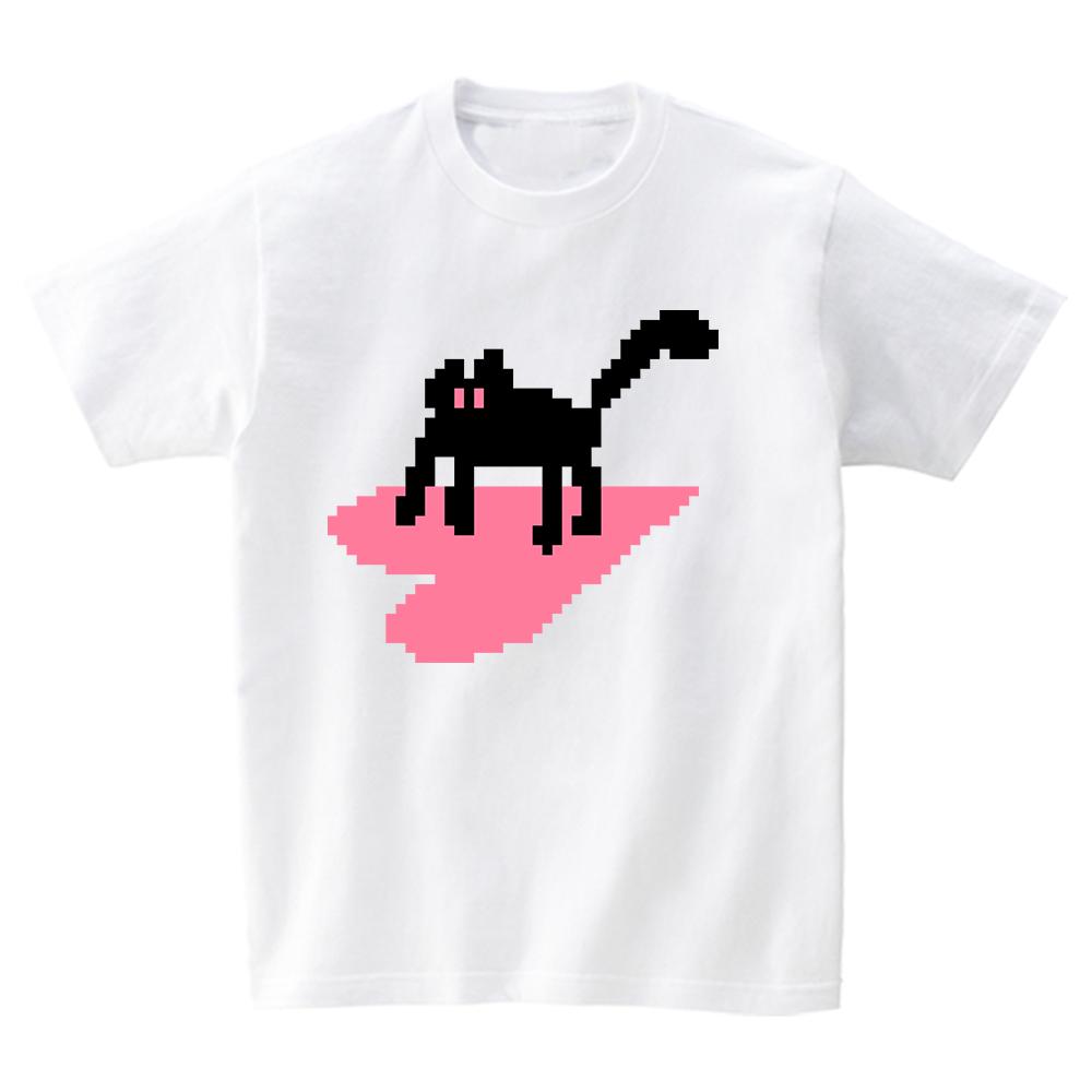 Awesome Us Heart On The Cat T-Shirts_4Color White/Xxl