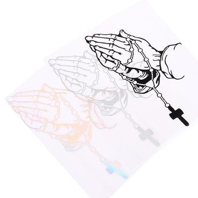 Perlový růženec Bůh Ježíš Kristus Crown Car Nálepka Vinyl Truck Window Nárazník