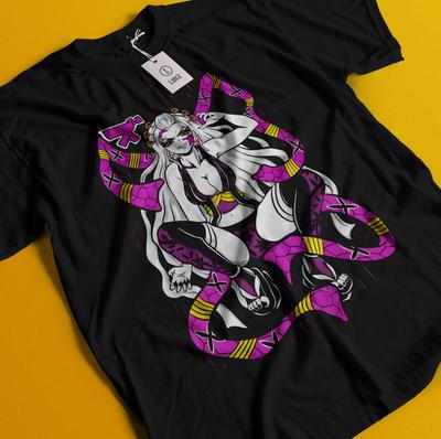 Demon Slayer Shirt Daki Upper Moon 6 Tshirt Zenitsu T-Shirt Muzan Tanjiro Doma