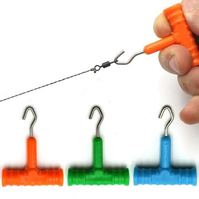 4ks Nářadí pro lov kaprů Nářadí na lov kaprů Uzlíkovač Nerezová ocel Stahovák na háčky Nástroj na vlasy Chod Návazec Ligace Příslušenství pro lov kaprů