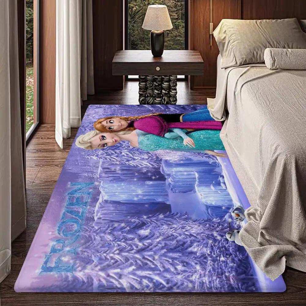 Film Cartoon F-Frozen Raummatten Waschbar Rutschfest Wohnzimmer Sofa Stühle Bereichsmatte Küche Alfombra