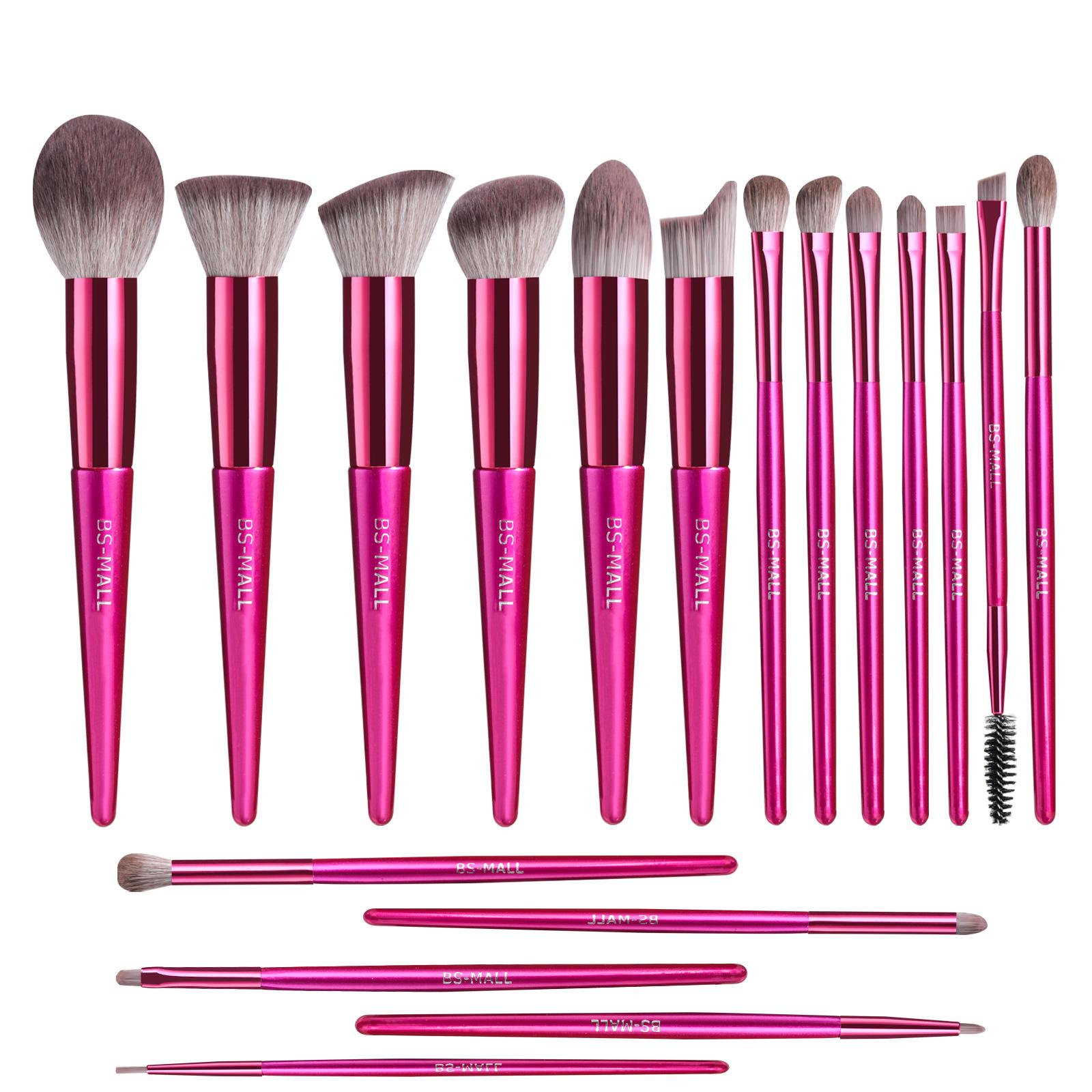 

18-Piece Champagne Gold Makeup Brush Set