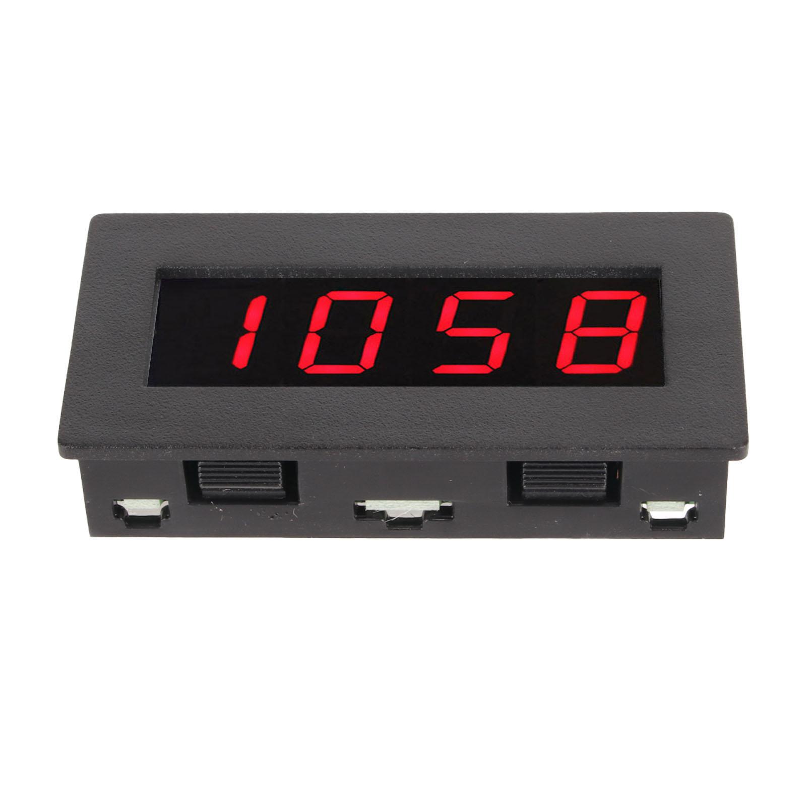 

Цифровий частотомір спідометр DC 8 до 15В 0.56 дюйма 5 до 9999 об/хв 4 світлодіодний цифровий дисплей червоний