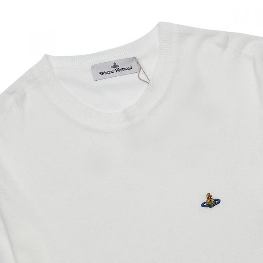 Vivienne Westwood Men Orb Logo Short Sleeve Knit 2701002g Y003f A401