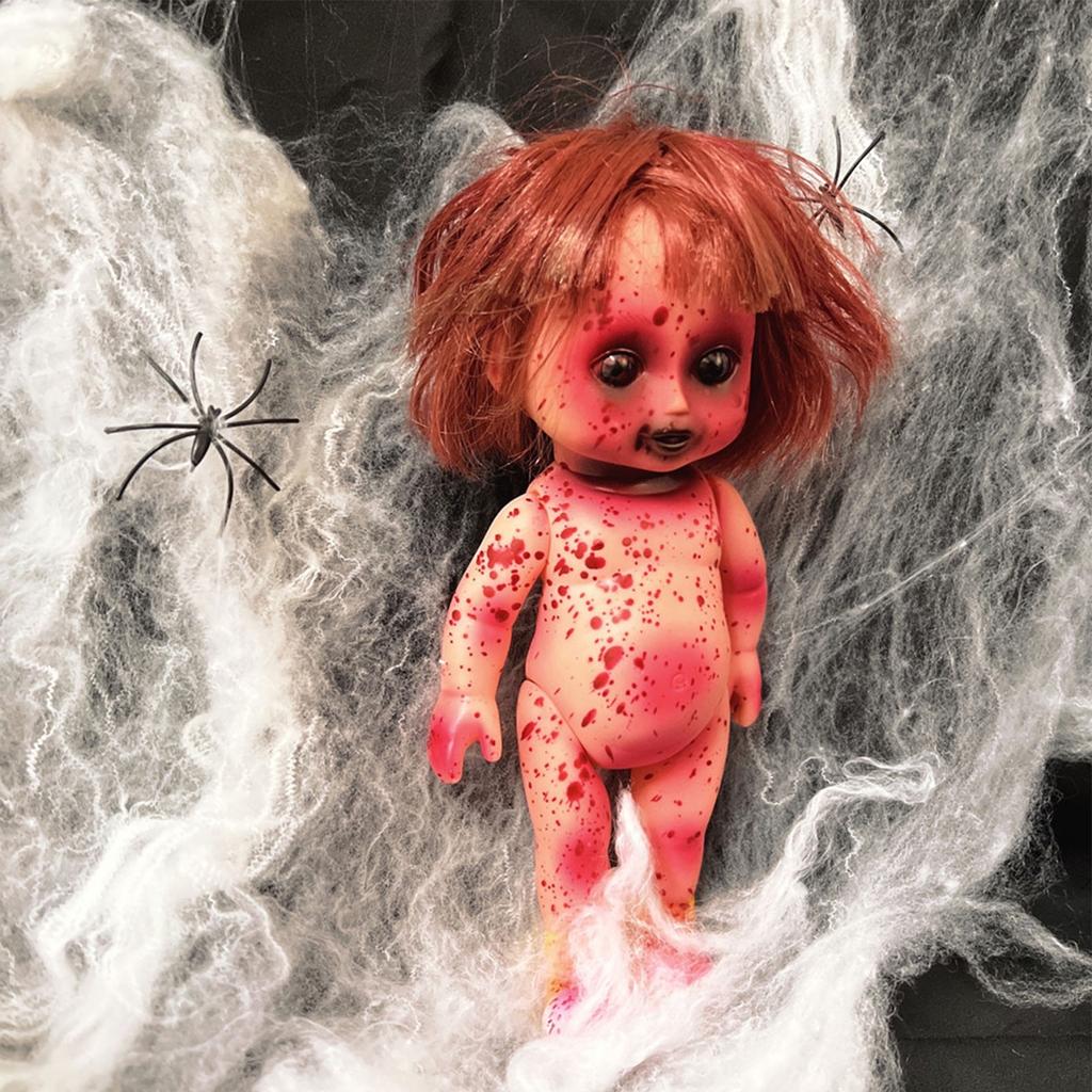 Halloween Decoration Pendant Horror Doll Decoration Haunted House Horror Props Decoration Horror Wall Decoration