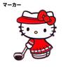 Hello Kitty Daniel Golf Marker Clip Licensed Product Kitty Daniel Golf & Type/Magnetic (Hello & Ver. (KTM002))