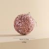 High-Quality Pink Foam Christmas Ball Ornament for Tree and Window Display