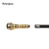 Golden Black Luxury Round Handle Fashion Walking Stick for Party Decorative Walking Cane Elegant Crosier Knob Walking Stick 93cm