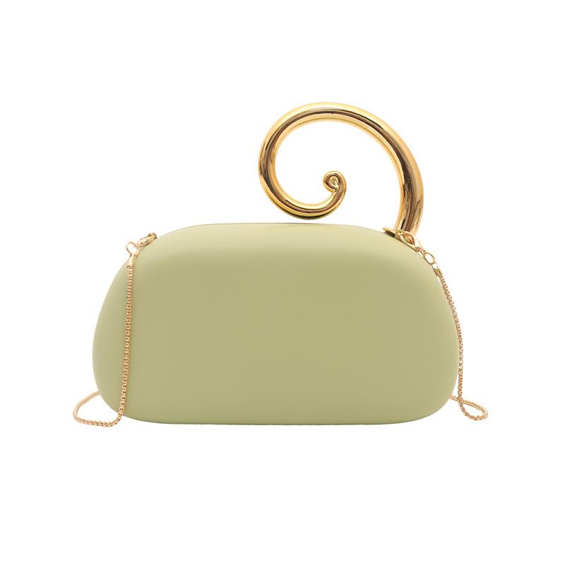 

Trend Clutch Bag Gold Silver Women Evening Party Bag irregular Design Acrylic Shoulder Crossbody Bags Small Purse Lipstick Bag светло-зеленый