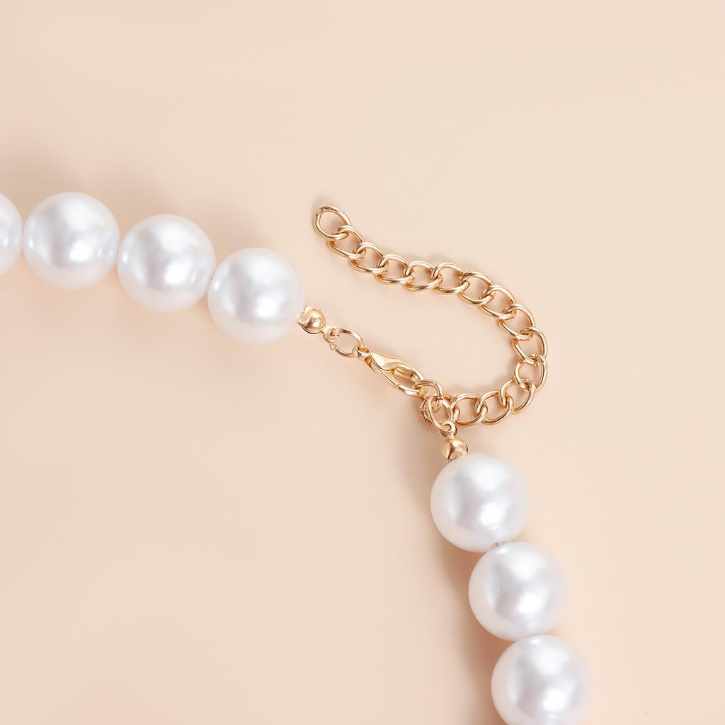 Muschel Seestern Schlüsselbein Anhänger Simulation Perlenkette Schmuck Strandurlaub Statement Halskette