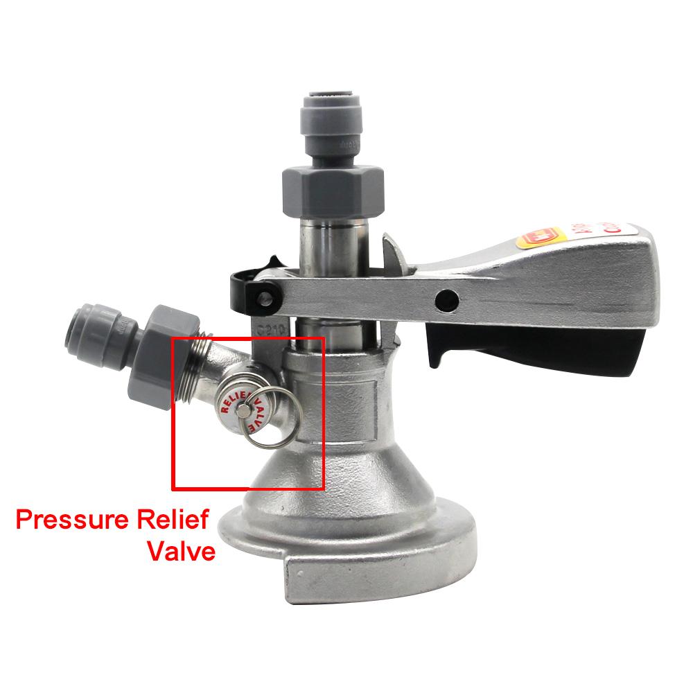 Kegland A/D/S Type Keg Coupler Stainless Connenctor with 2pcs Duotight KL06903 Beer Accessories Home Brewing