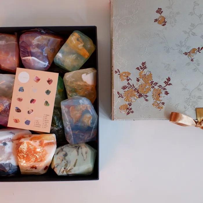 Birthstone Soap 12 Months SET / 60g, 100g