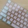 White Pink Jelly Pudding Crystal Transparent MDA Profile Keycap Acrylic Cute  136 key cap Gamer Mechanical Keyboard AJAZZ ak820