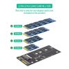 Placa Adaptadora M.2 Ngff para Sata Conversor Ssd Ngff M2 para Sata Iii Drivers para Ngff M.2