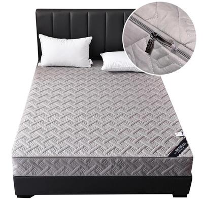 Luxe gewatteerde matrashoes met rits Queen Twin bed hoeslaken zes zijden afneembaar inclusief matrasbeschermer