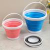 Space Saving Foot Soaking Bucket 10L Collapsible Wash Basin Car Wash Buckets  Songkran Festival