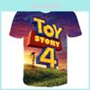 Vibrant Toy Story 4 Unisex 3d Print Casual T-shirt For Comfortable Summer Wear