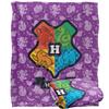 Harry Potter Chibi Hogwarts Crest Blanket