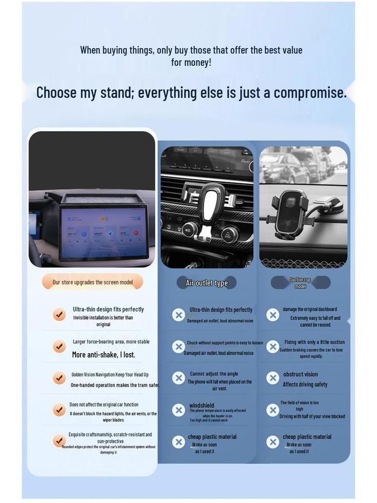 Yuan UP Vitality Car Mount - Leading Type Navigation Holder for 24 Models