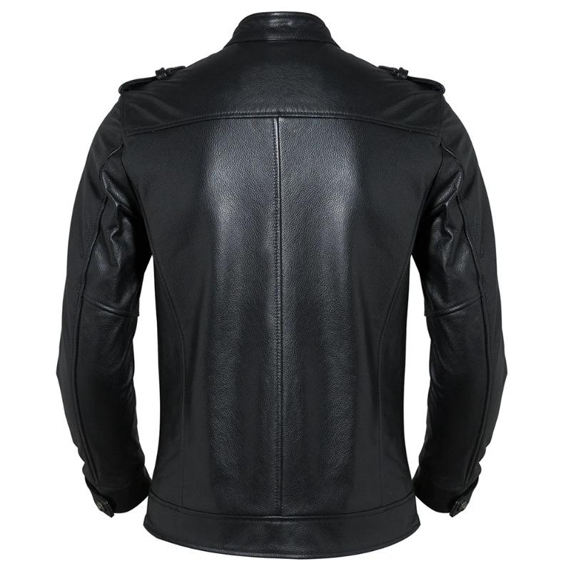 Chinese Size Men Genuine Leather Jacket Natural Cowhide Men's Leather Coat Male Leather Clothing Autumn Spring