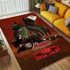 Custom Name Dark Knight Living Room Non-Slip Area Rug Soft Carpet for Bedroom Kids Playroom Sofa Office Home Decor Doormat
