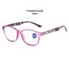 Printed Anti-Blue Light High-Definition Unisex Chinese Style Square Frame Reading Glasses