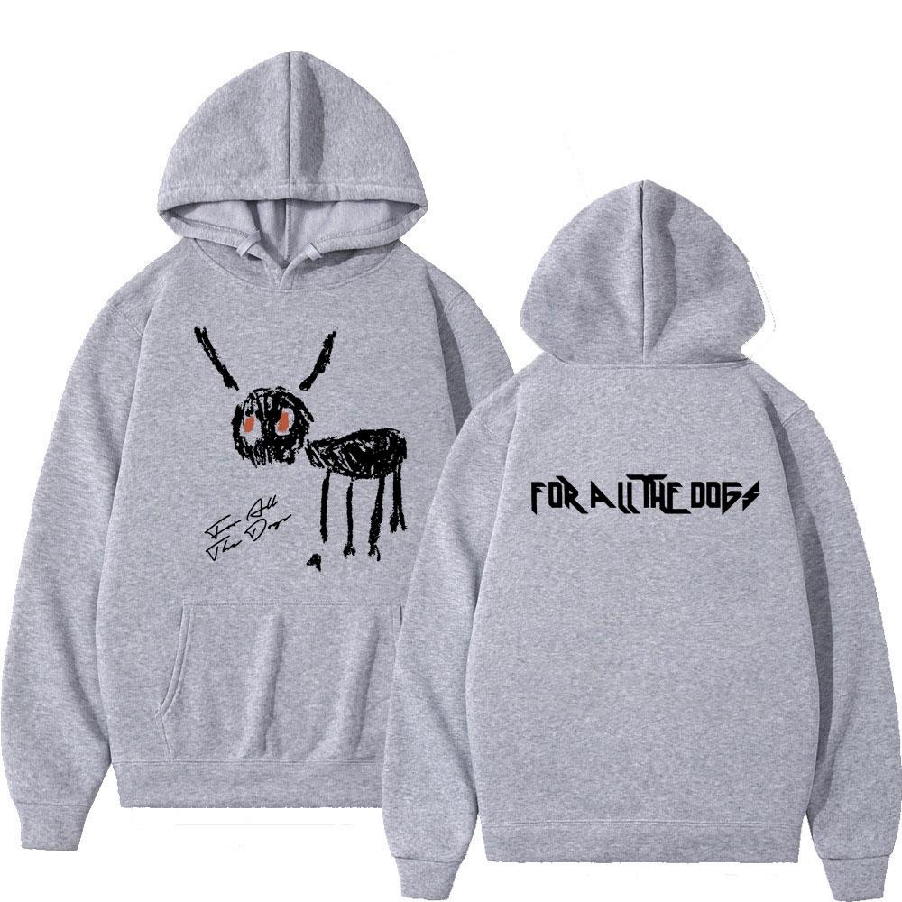 Rapper Drake Hoodie 2023 New Music Album "For All The Dogs" Graphic Hip Hop Long Sleeve Men Women Fashion Loose Streetwear Male
