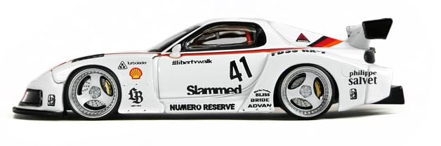 Gulliver D MODEL Customization Series Scale Mazda LB Super Silhouette White Finished Model DBW058A 1/64 RX-7