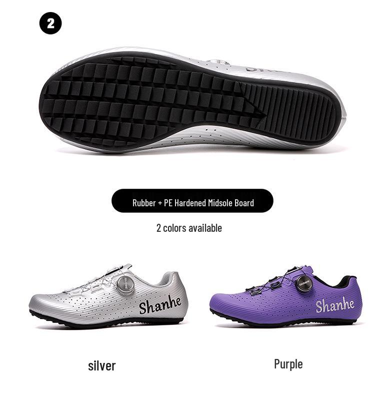Shanhe Professional Unlocked Cycling Shoes - Lightweight, Hardened Sole, for Road & Mountain Biking, Men & Women