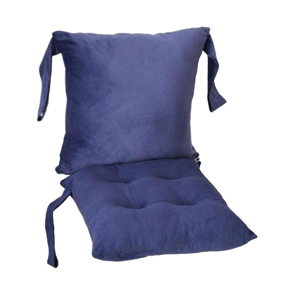 Chair Cushion with Backrest Keep Warm Seat Cushion for Office Bleacher Patio