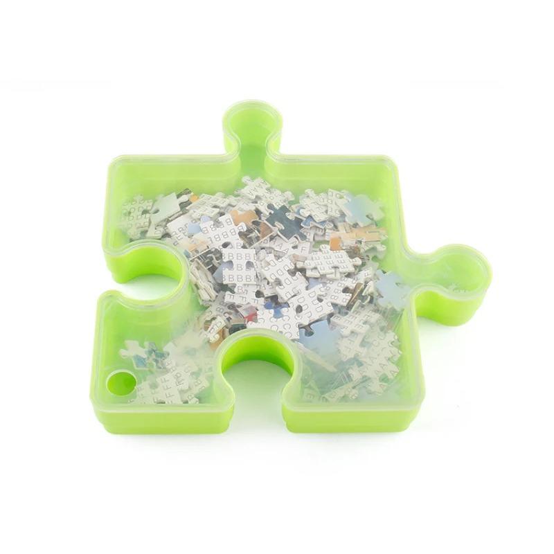 6-layer Puzzle Storage Box With Transparent Cover 3D Puzzle Splicing Sorting Organizer Multifunctional Puzzle Storag Tool