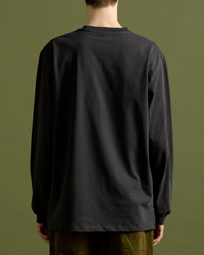 ONNHANS Long Sleeve Pocket T-Shirt_Charcoal