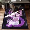 Custom KPop Demon Hunters Mat Personalized Name, Polyester Washable Indoor Entryway Rug, Gift for Christmas, Easter, Thanksgiving Day