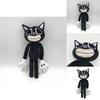 Siren Head Series Black Cat Plush Toy Soft Stuffed Doll Perfect For Horror Fans