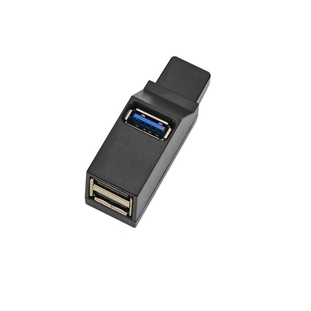 2Pcs 3 Port USB Hub Portable High Speed Splitter Box For PC Laptop