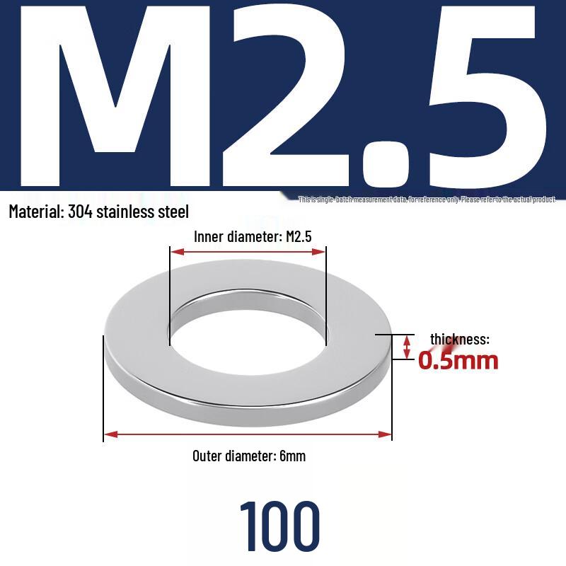 304 Stainless Steel Flat Washers