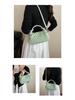 Versatile Striped Pleated Handbag - Women's 2025 Fashion Small Square Shoulder Bag