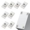 8Pcs Caster Wheel Easy Glide Self Adhesive 360 Degree Rotation Effortlessly Move Appliance Mini Wheels