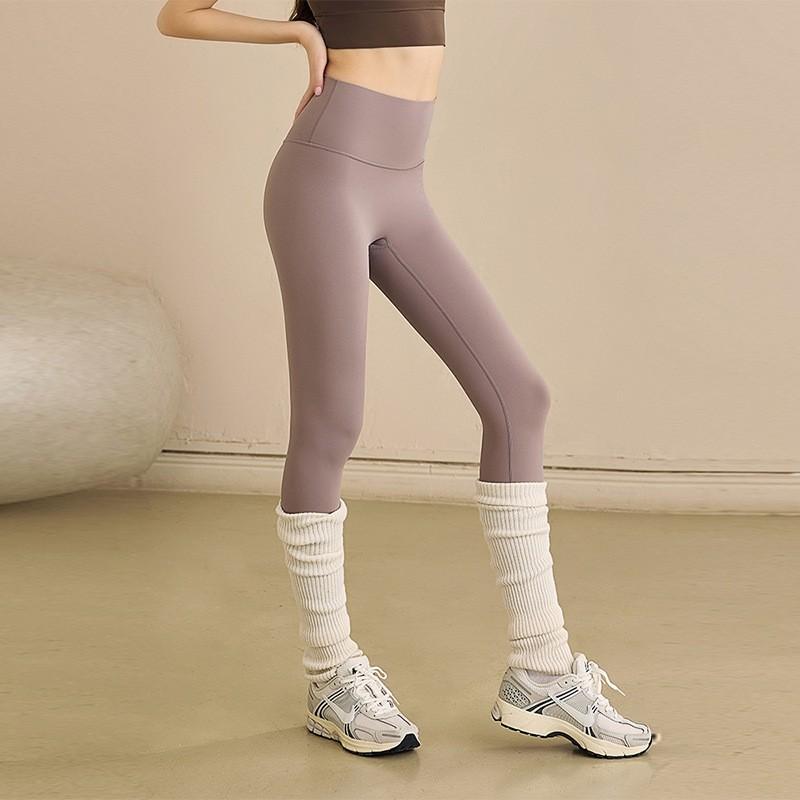 High Waist Tummy Control Yoga Leggings Women Butt Lifting Running Gym Workout Long Sports Pants