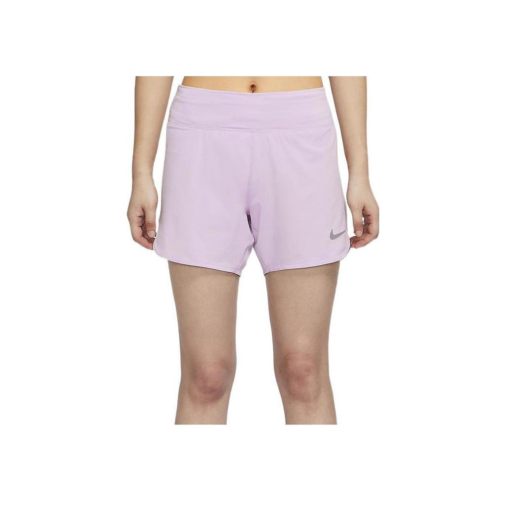 Nike Eclipse Solid Color Casual Running Shorts Women Shorts Pink Purple CZ9569-530